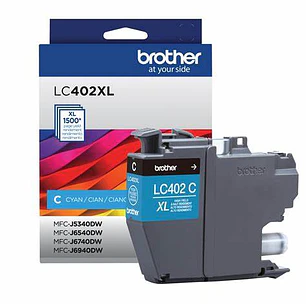 Cartucho Brother LC402XL Cian Super Alto Rendimiento