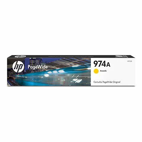 Cartucho de Tinta HP 974A Amarillo PageWide