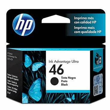 Cartucho de Tinta HP 46 Negro Original 1