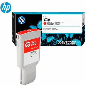 Tinta HP 746 Roja 300 ml Chromatic Red 1