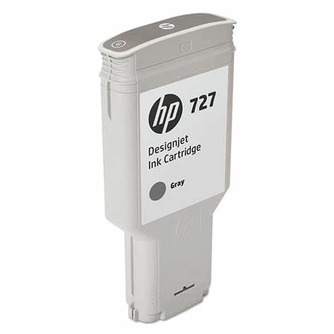 Cartucho HP Tinta 727 Gris 300 ml