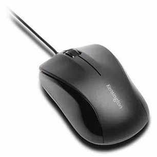 Mouse Kensington Mouse for Life - USB - Óptico - 3 Botón(es) - Negro - Cable - 1000 dpi - Rueda de desplazamiento - Simétrico