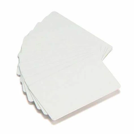 Tarjetas PVC Zebra Premier Blancas Imprimibles Pack 500 1
