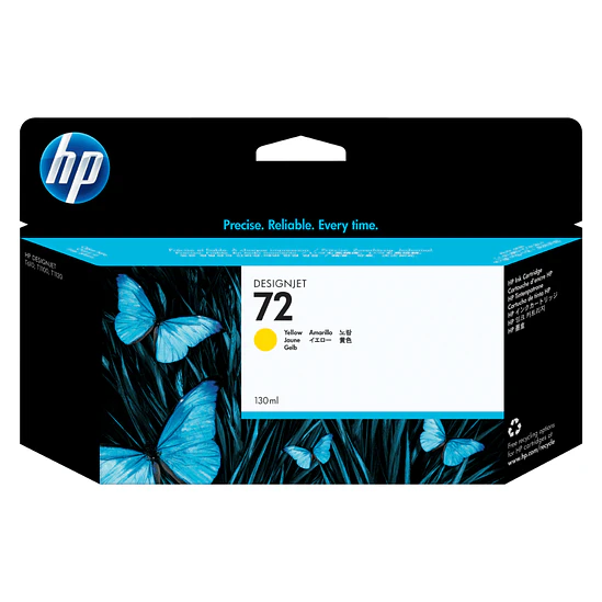 Cartucho de Tinta HP 72 Amarillo (C9373A) – DesignJet 1