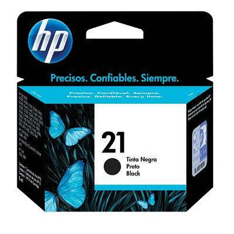 Cartucho de Tinta HP 21 Negro Original (C9351AL)