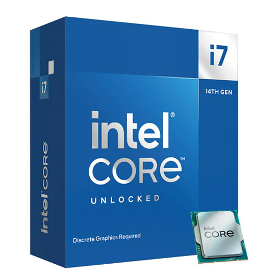 Procesador Intel Core i7-14700KF 14ª Generación 20 Núcleos Socket LGA-1700 1