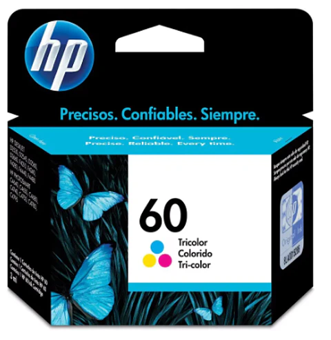 Cartucho de tinta HP 60 Tricolor Original (CC643WL)