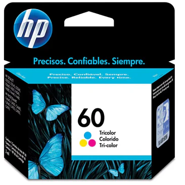 Cartucho de tinta HP 60 Tricolor Original (CC643WL) 1