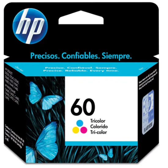 Cartucho de tinta HP 60 Tricolor Original (CC643WL) 1