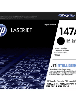 Cartucho de Tóner HP 147A Negro Original LaserJet