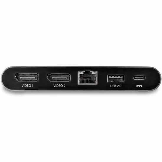 Docking Station USB C para 2 Monitores DisplayPort 4K - con Transmisión de Energía de 100W Passthrough 3
