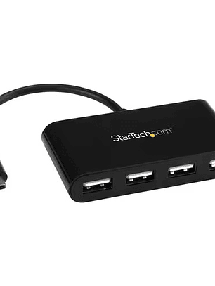 Hub Concentrador USB-C a USB A de 4 Puertos - Hub Adaptador USB Tipo C a USB A de 4 Puertos - USB 2.0