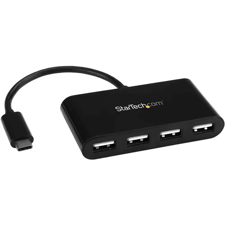 Hub Concentrador USB-C a USB A de 4 Puertos - Hub Adaptador USB Tipo C a USB A de 4 Puertos - USB 2.0 2