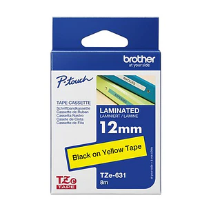 Cinta rotuladora Brother tze-631 (12mm x 8.01 metros)