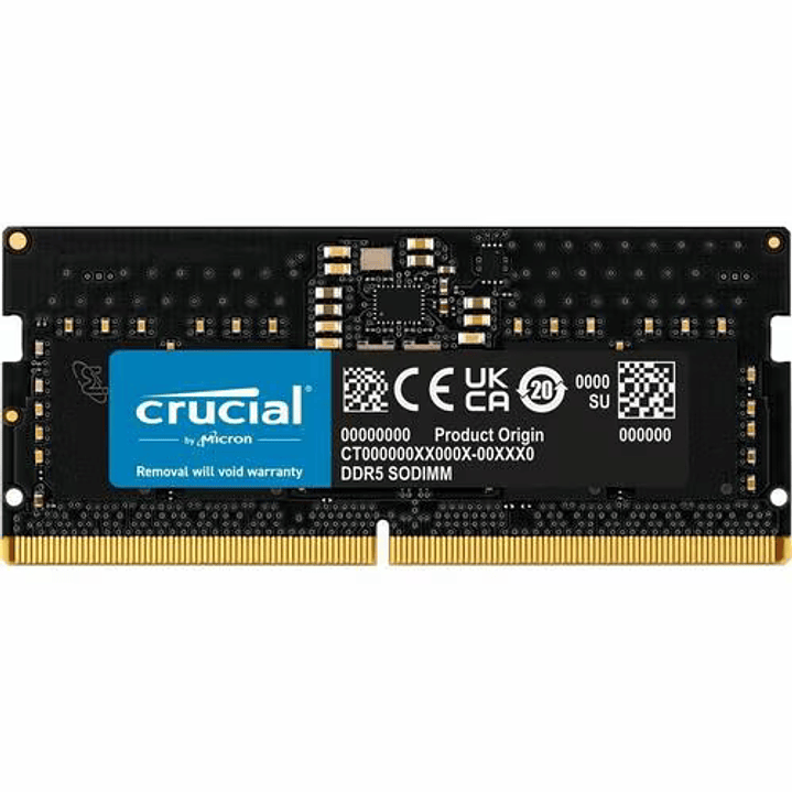 Memoria RAM 8GB DDR5 5600MHz SODIMM Kingston 1