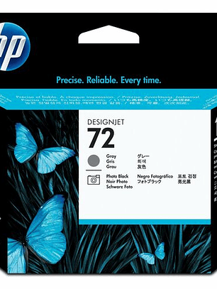 Cabezal de Impresión Original HP 72 C9380A (Negro Foto y Gris)