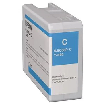 Cartucho de tinta Epson SJIC35P Inyección de tinta - Azul ciánico - Original 1