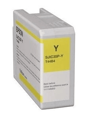 Cartucho de tinta Epson SJIC35P Inyección de tinta - Amarillo - Original