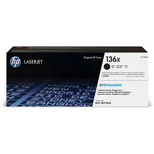 Cartucho de tóner HP 136X Alto Rendimiento Láser - Negro - Original