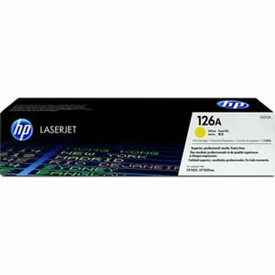 Cartucho de tóner HP 126A (CE312A) Amarillo Original  1