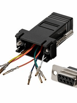 Adaptador Serial DB9 Hembra a RJ45 Hembra StarTech GC98FF