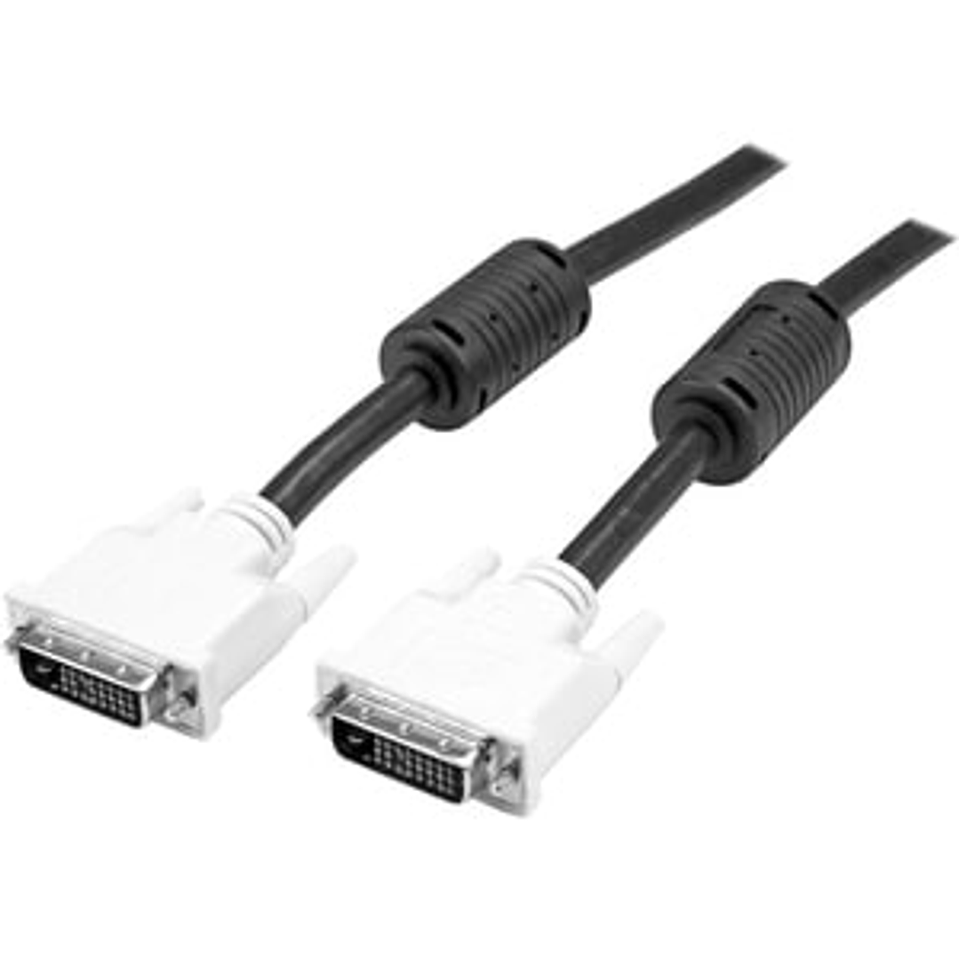 Cable StarTech.com de 2m DVI-D de Doble Enlace - Macho a Macho - Cable for Dispositivo de Vídeo - Admite hasta2560 x 1600 - Apantallado - Negro 1