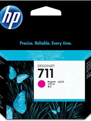 Cartucho de tinta HP 711 (CZ131A) Inyección de tinta - Magenta - Original