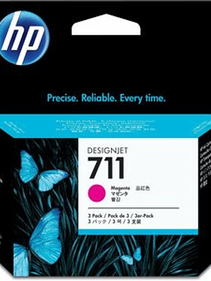 Cartucho de tinta HP 711 (CZ135A) Inyección de tinta - Magenta