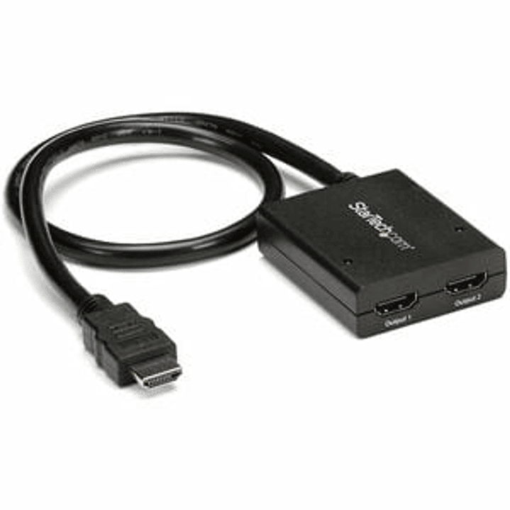 Multiplicador de Video HDMI de 2 Puertos - Splitter HDMI 4k 30Hz de 2x1 Alimentado por USB - a 30Hz - 3840 × 2160 - 1 x Entrada HDMI - 2 x Salida HDMI 1