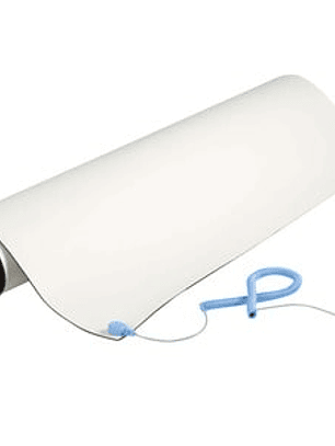 Alfombrilla StarTech.com antiestática beige de Escritorio 60 x 69 cm - Esterilla - 599.44mm Longitud x 701.04mm Ancho x 2.54mm Grosor - Rectangular - Cloruro de Polivinilo (PVC), Espuma PVC - Beige