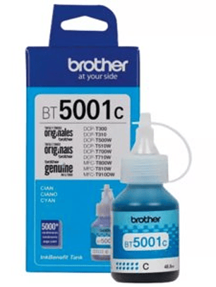 Cartucho de tinta Brother BT5001C Inyección de tinta - Azul ciánico - Original 