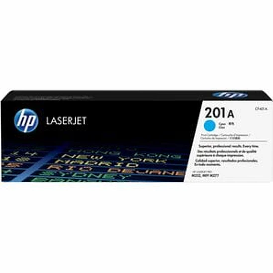 Cartucho de tóner HP 201A Láser - Azul ciánico Original 1