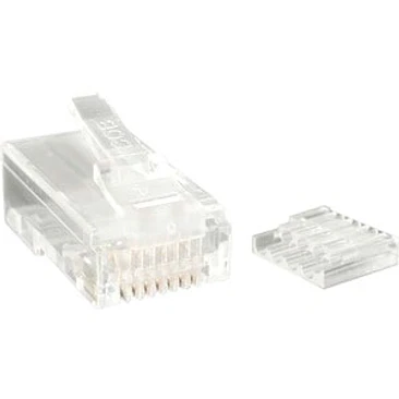 Paquete de 50 Unidades de Conectores RJ45 Cat6 Modulares Multifilares - Transparente 1