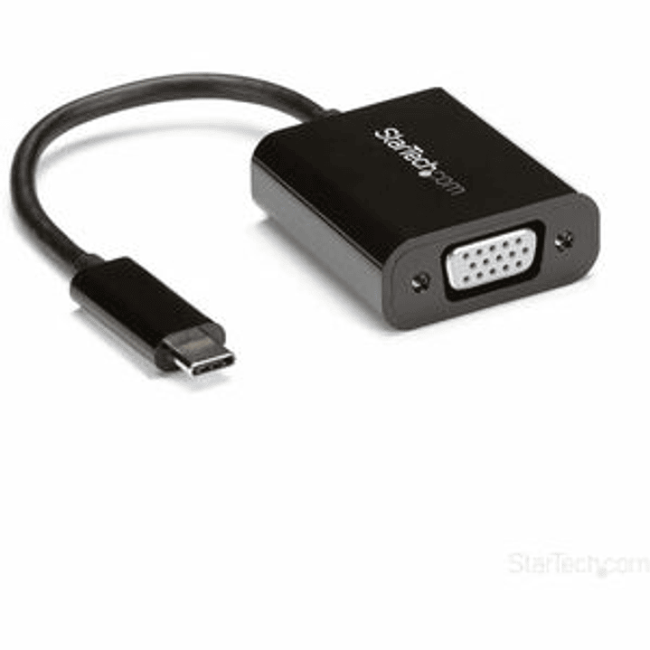 StarTech.com Adaptador USB-C a VGA - Negro 1