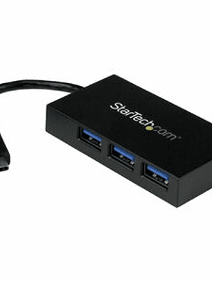 StarTech.com Concentrador USB 3.0 de 4 Puertos - USB-C a 1x USB-C y 3x USB-A - 4 Total USB Port(s) - 4 Puerto(s) USB 3.1