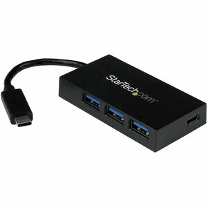 StarTech.com Concentrador USB 3.0 de 4 Puertos - USB-C a 1x USB-C y 3x USB-A - 4 Total USB Port(s) - 4 Puerto(s) USB 3.1 1
