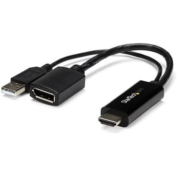 Conversor HDMI a DisplayPort - 4K - Negro 1