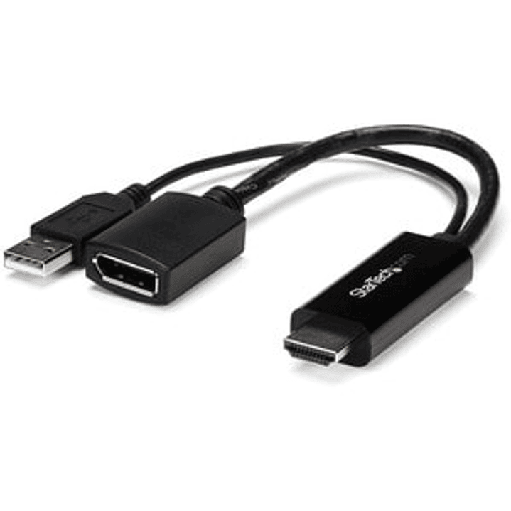 Conversor HDMI a DisplayPort - 4K - Negro 1