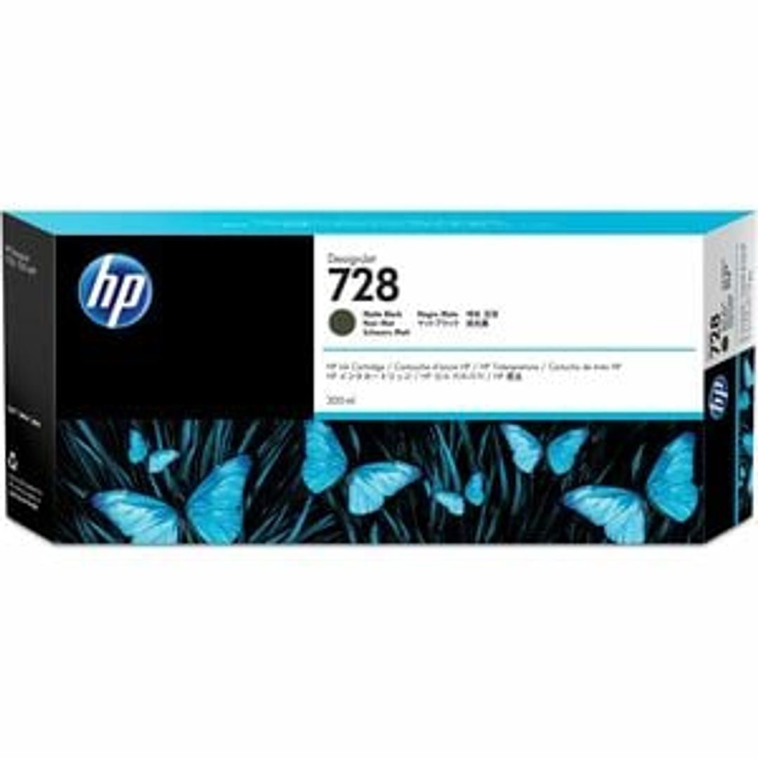 Cartucho de tinta HP 728 Inyección de tinta - Negro mate - Original - Inyección de tinta 1