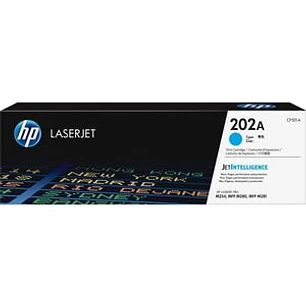 Cartucho de tóner HP 202A Estándar Rendimiento Láser - Azul ciánico - Original