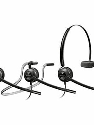 Auriculares Poly EncorePro HW540 Cableado Sobre la oreja, Sobre la cabeza, Detrás de cuello Mono - Monaural - Supra-aural - Función de cancelación de ruido ambiente Micrófono