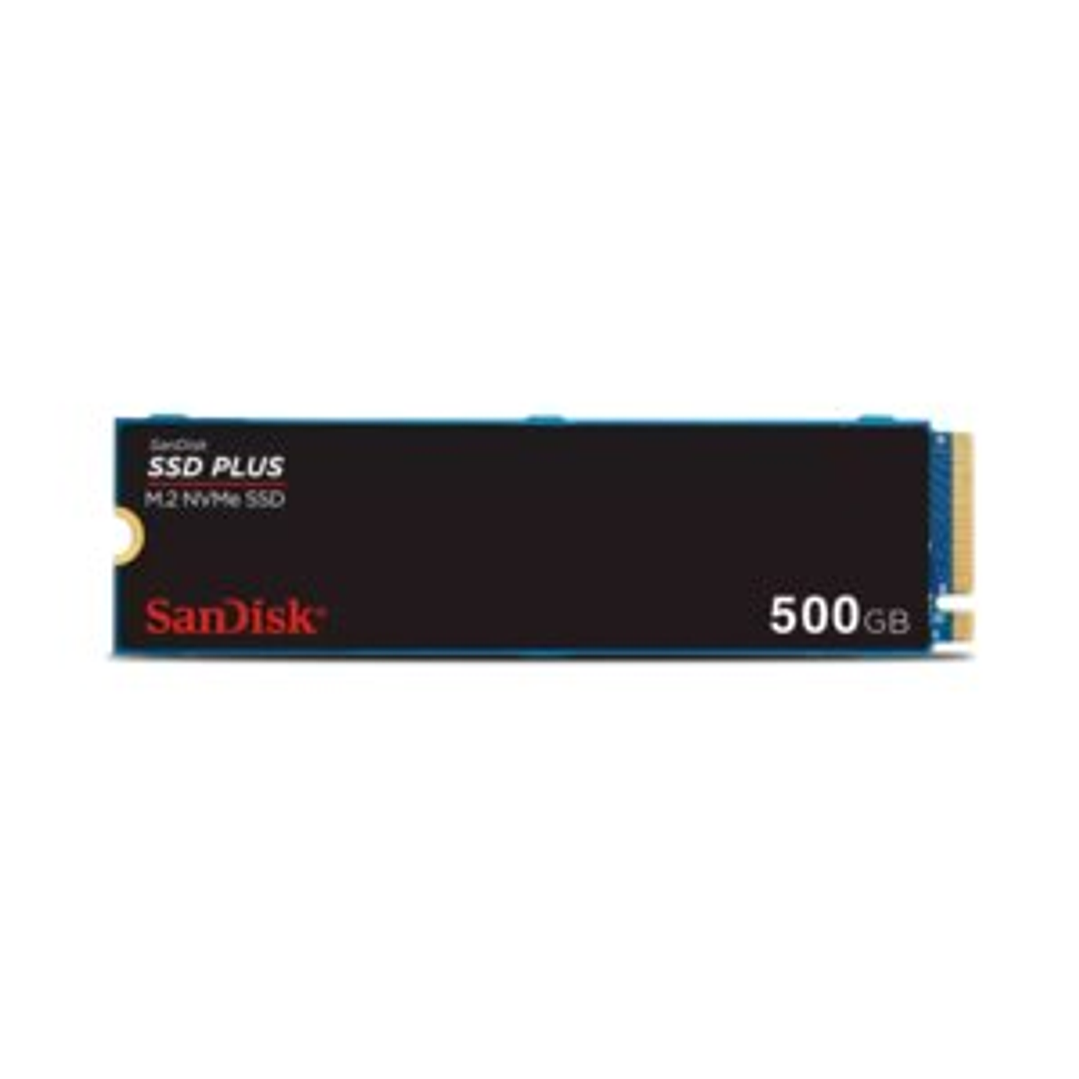 Unidad de estado sólido SanDisk SSD PLUS SDSSDA3N-500G-G26 - M.2 2280 Interno - 500GB - PCI Express NVMe (PCI Express NVMe 3.0) - Computadora de escritorio, Portátil Dispositivo compatible 1