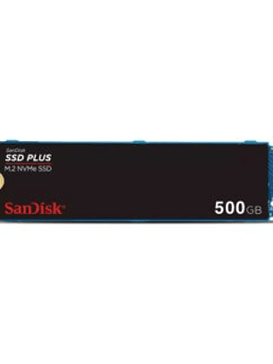 Unidad de estado sólido SanDisk SSD PLUS SDSSDA3N-500G-G26 - M.2 2280 Interno - 500GB - PCI Express NVMe (PCI Express NVMe 3.0) - Computadora de escritorio, Portátil Dispositivo compatible
