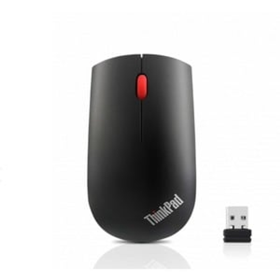 Mouse Lenovo Essential - Radiofrecuencia - USB - Óptico - 3 Botón(es) - Inalámbrico - 1200 dpi - Rueda de desplazamiento - Simétrico 1