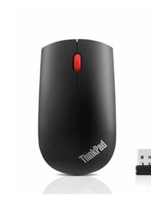 Mouse Lenovo Essential - Radiofrecuencia - USB - Óptico - 3 Botón(es) - Inalámbrico - 1200 dpi - Rueda de desplazamiento - Simétrico