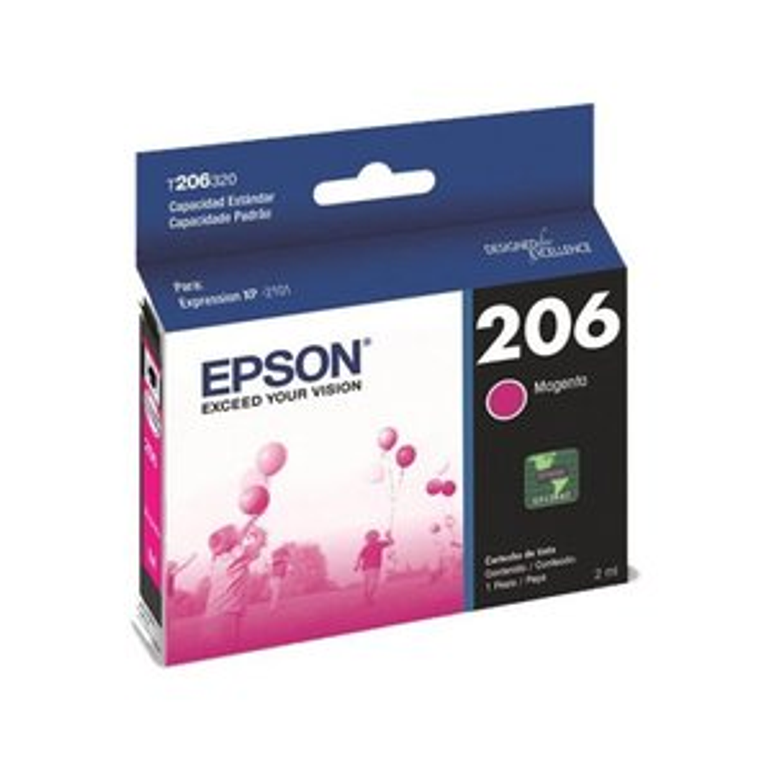 Tinta Epson T206 Inyección de tinta - Magenta 1
