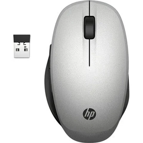 Mouse HP - Bluetooth - 2 Programmable Button(s) - Plata - Inalámbrico - 2.40GHz - 3600 dpi