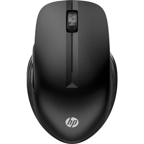 Mouse HP 430 - Frecuencia Bluetooth/Radio - USB Tipo A - Óptico Azul - 5 Botón(es) - Negro azabache - Inalámbrico - 4000 dpi - Rueda de desplazamiento