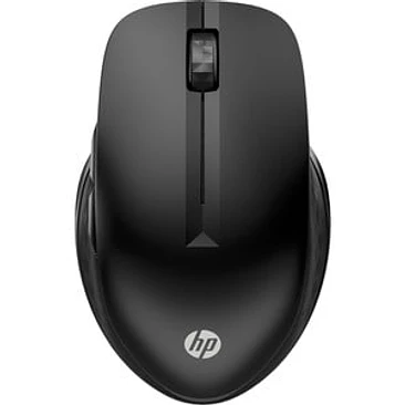 Mouse HP 430 - Frecuencia Bluetooth/Radio - USB Tipo A - Óptico Azul - 5 Botón(es) - Negro azabache - Inalámbrico - 4000 dpi - Rueda de desplazamiento 1