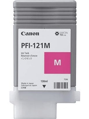 Cartucho de tinta Canon  PFI-121M Inyección de tinta - Magenta - Original
